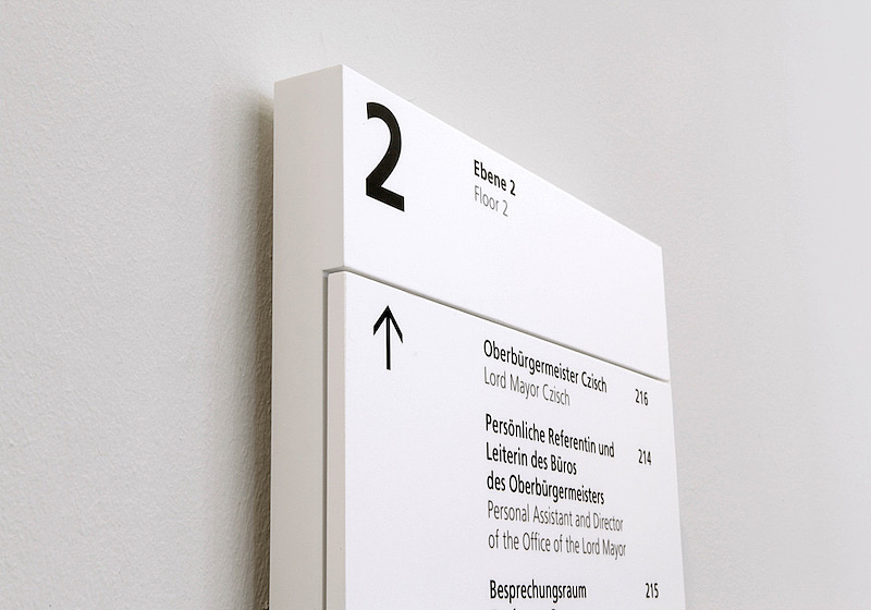 导视设计赏析-乌拉姆市政厅