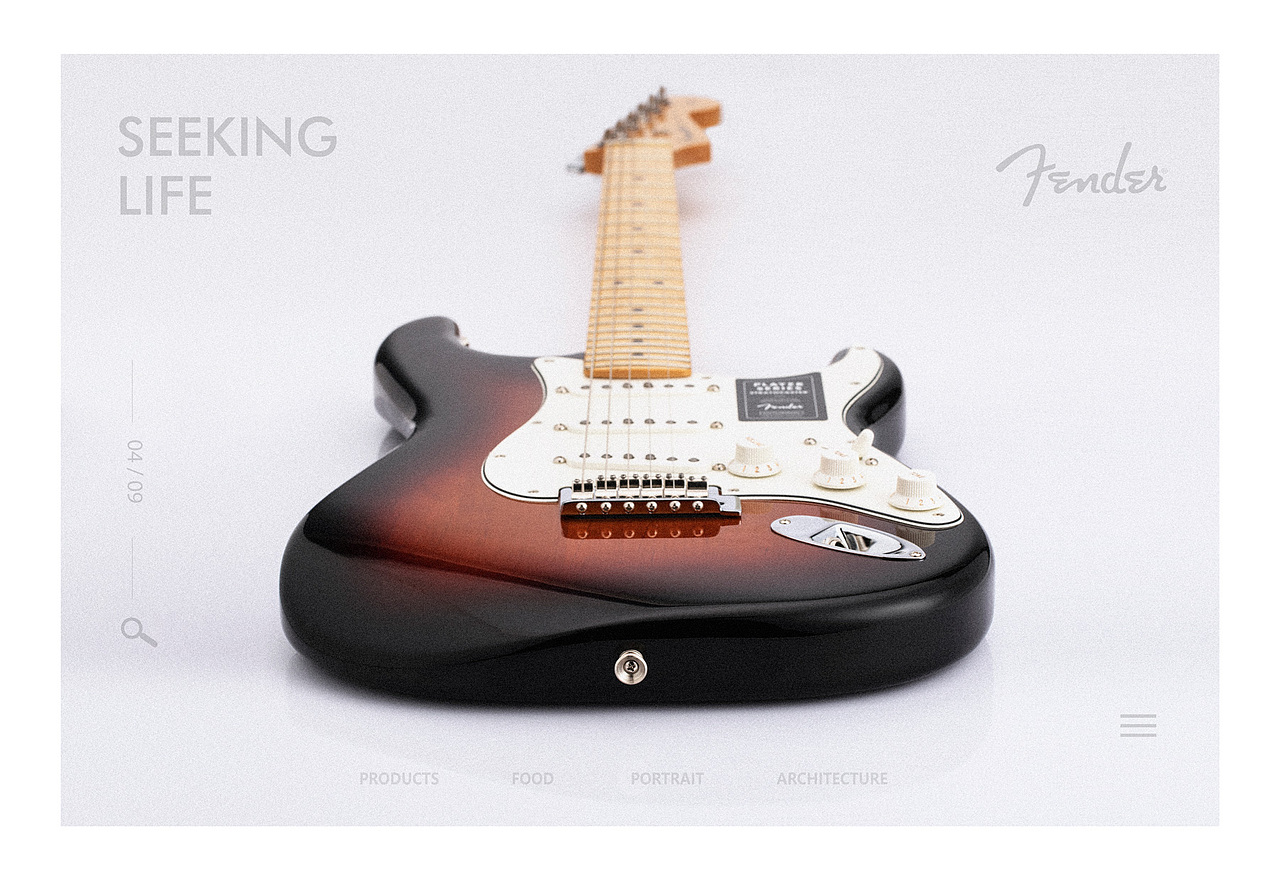 Fender 芬达吉他 ✖ 乐器贝斯琴行创意摄影产品拍摄