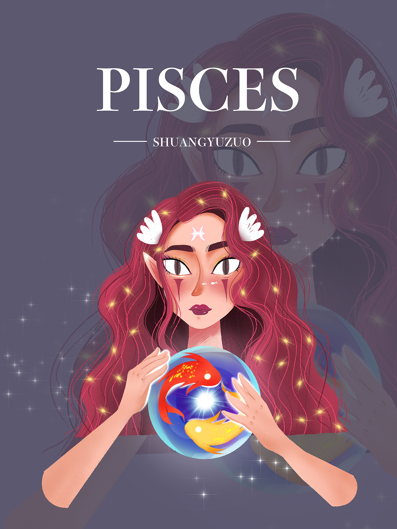 12星座女孩插画（图ZMjcwNjU1MDcy） - 艺术插画 - 站酷设计师猫法一JOEY原创素材 - 站酷ZCOOL