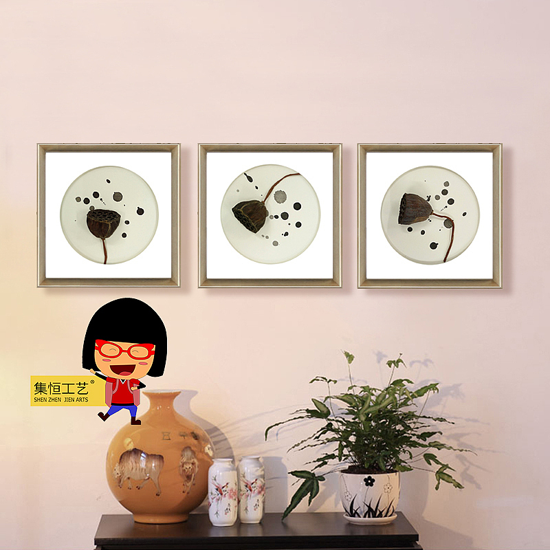 实物画；装饰画、效果图、国画、大堂挂画、饰品、摆件、软装配画、室内设计、整体软装、圆框（图ZNjg2ODEwNzY=） - 工艺品设计 - 站酷设计师集恒工艺实物画原创素材 - 站酷ZCOOL