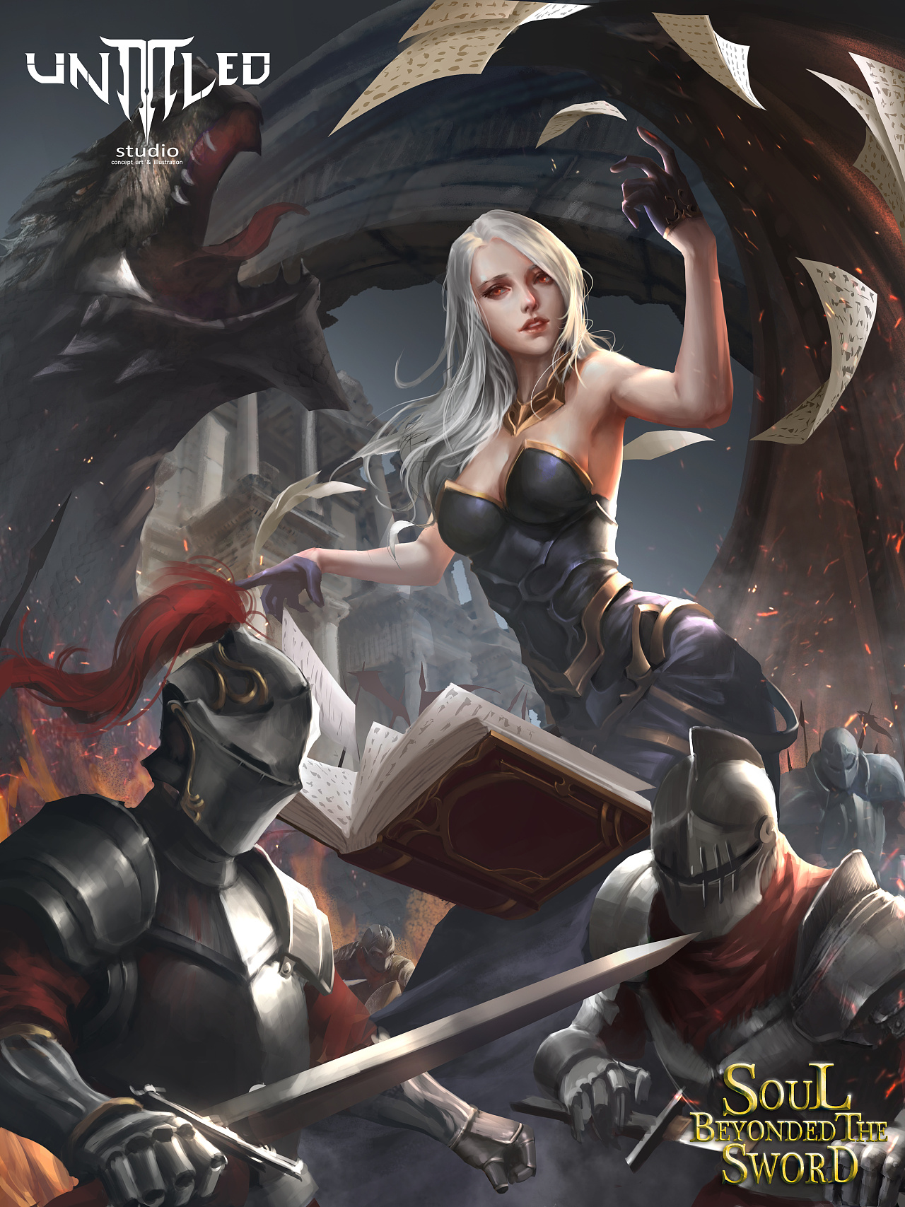 卡牌展示第三弹|插画|游戏原画|黑核残孽 - 原创作品 - 站酷 (zcool)