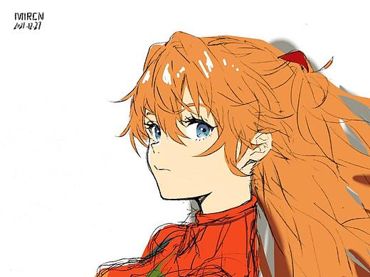 新世纪福音战士 明日香 手绘练习