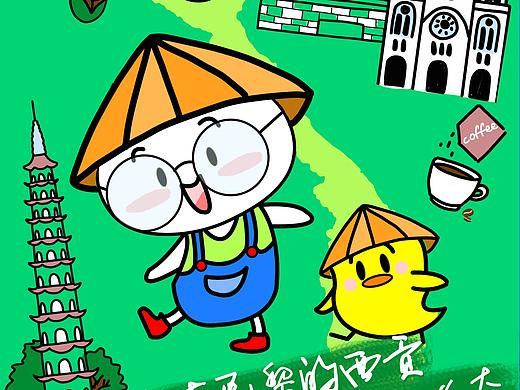 旅行手绘插画——泰国、越南、日本