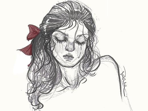 速写 | 女生头像 | 随手 03