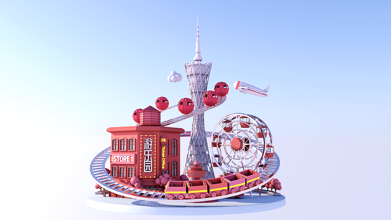 c4d练习3（图ZMTI3ODY5MTA4） - 场景 - 站酷设计师小奇怪原创素材 - 站酷ZCOOL