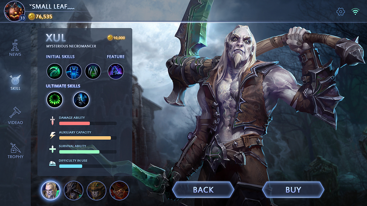 个人作品-《Heroes of the Storm》（2017）（图ZOTk1NTMzMzY=） - 游戏UI - 站酷设计师S_Leaf原创素材 - 站酷ZCOOL