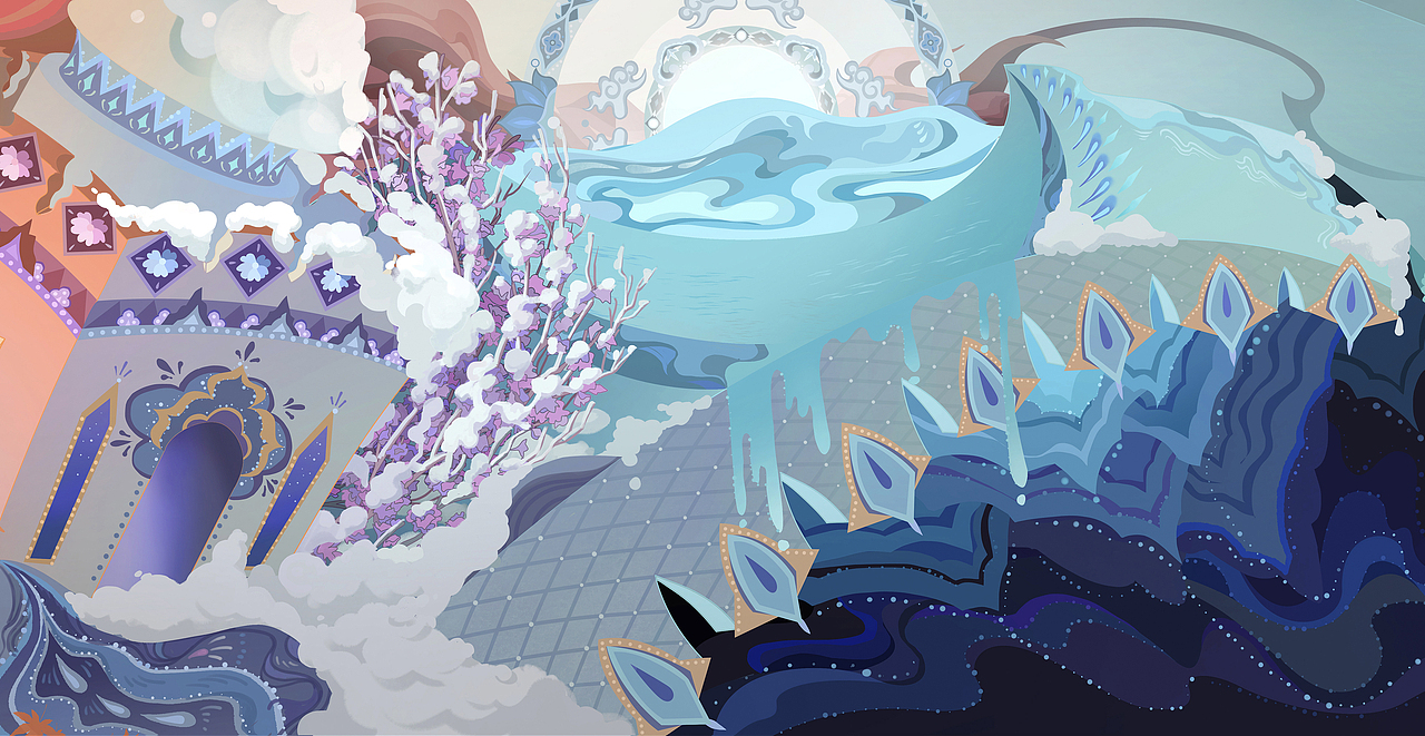 丝路长城-敦煌文化与长城四季长卷