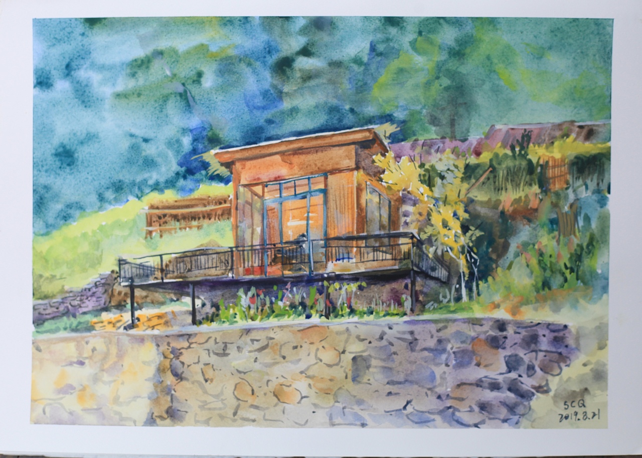 上犹五指峰 望山名宿写生