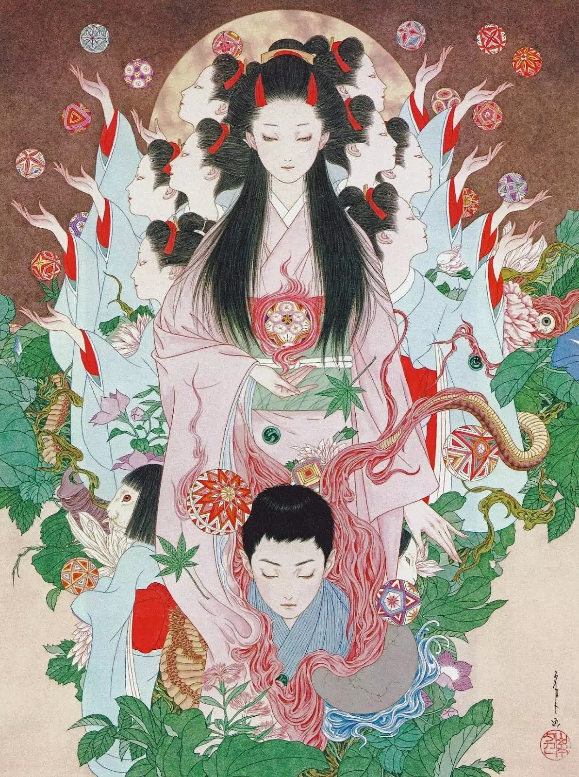 Takato Yamamoto·浮世绘（图ZMTEzNTg3MTM2） - 绘画 - 站酷设计师辰尹美术馆原创素材 - 站酷ZCOOL
