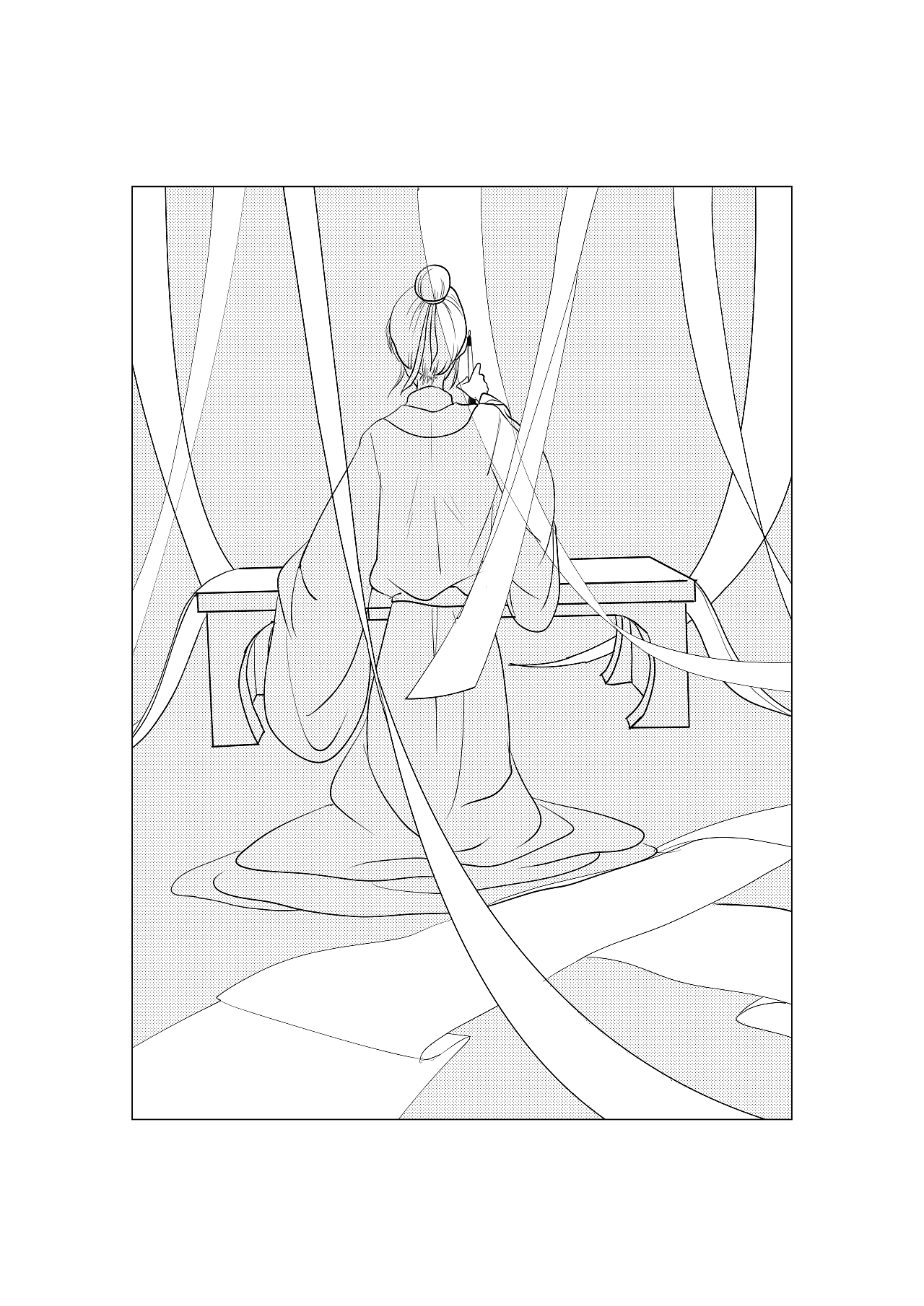 今月曾经照古人（图ZMjczMDE4NDA0） - 短篇/格漫 - 站酷设计师留一碗大爷原创素材 - 站酷ZCOOL