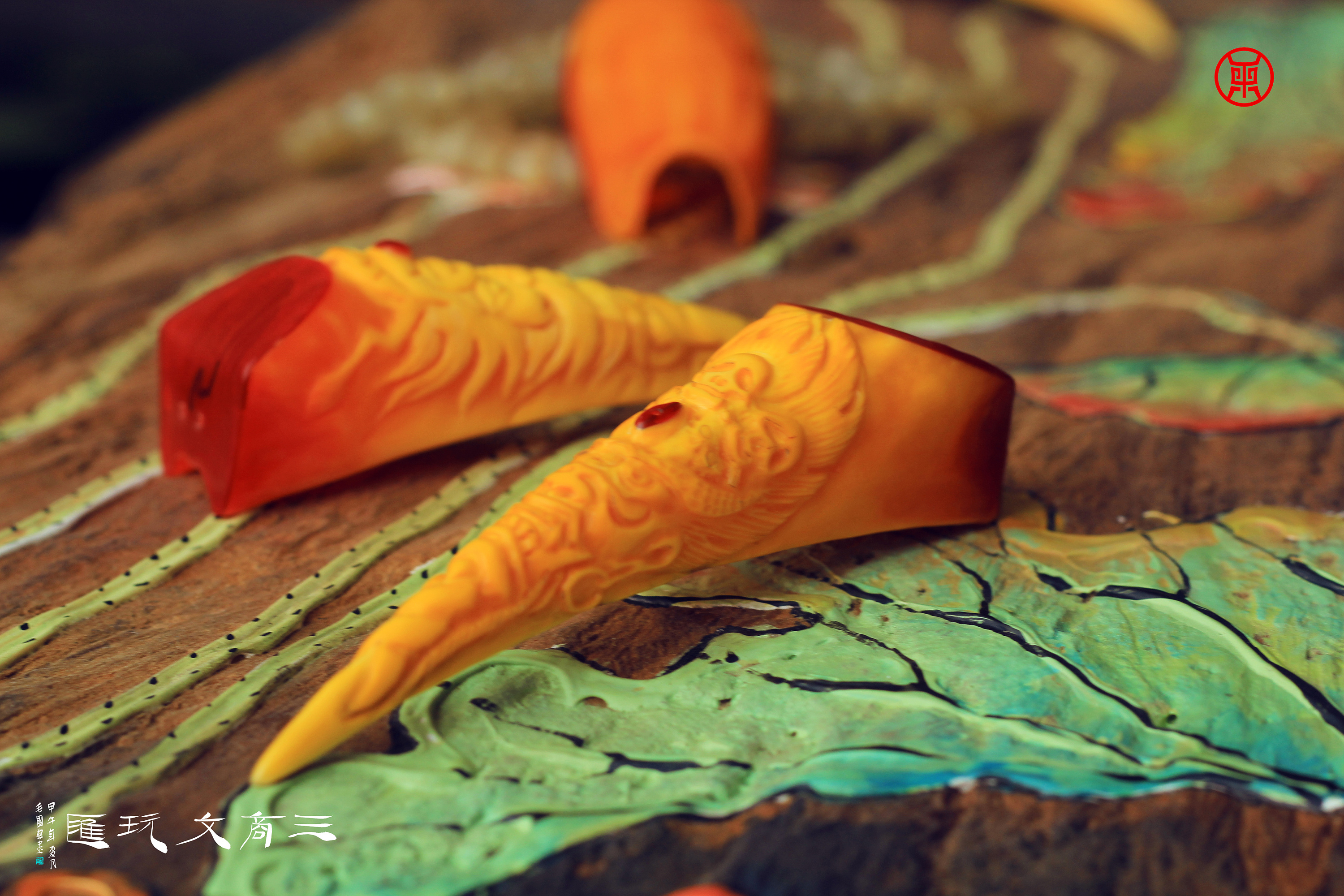 三商文玩汇-鹤顶红鸟嘴钟馗