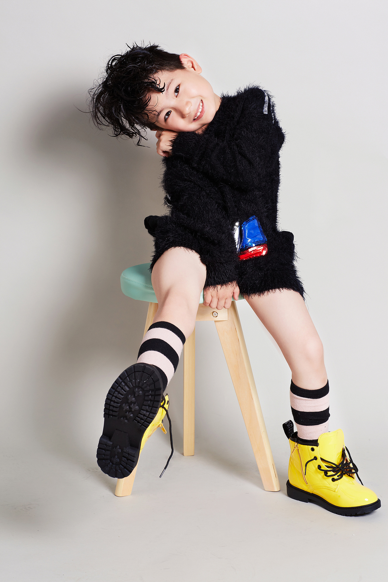 时尚儿童杂志风格拍摄