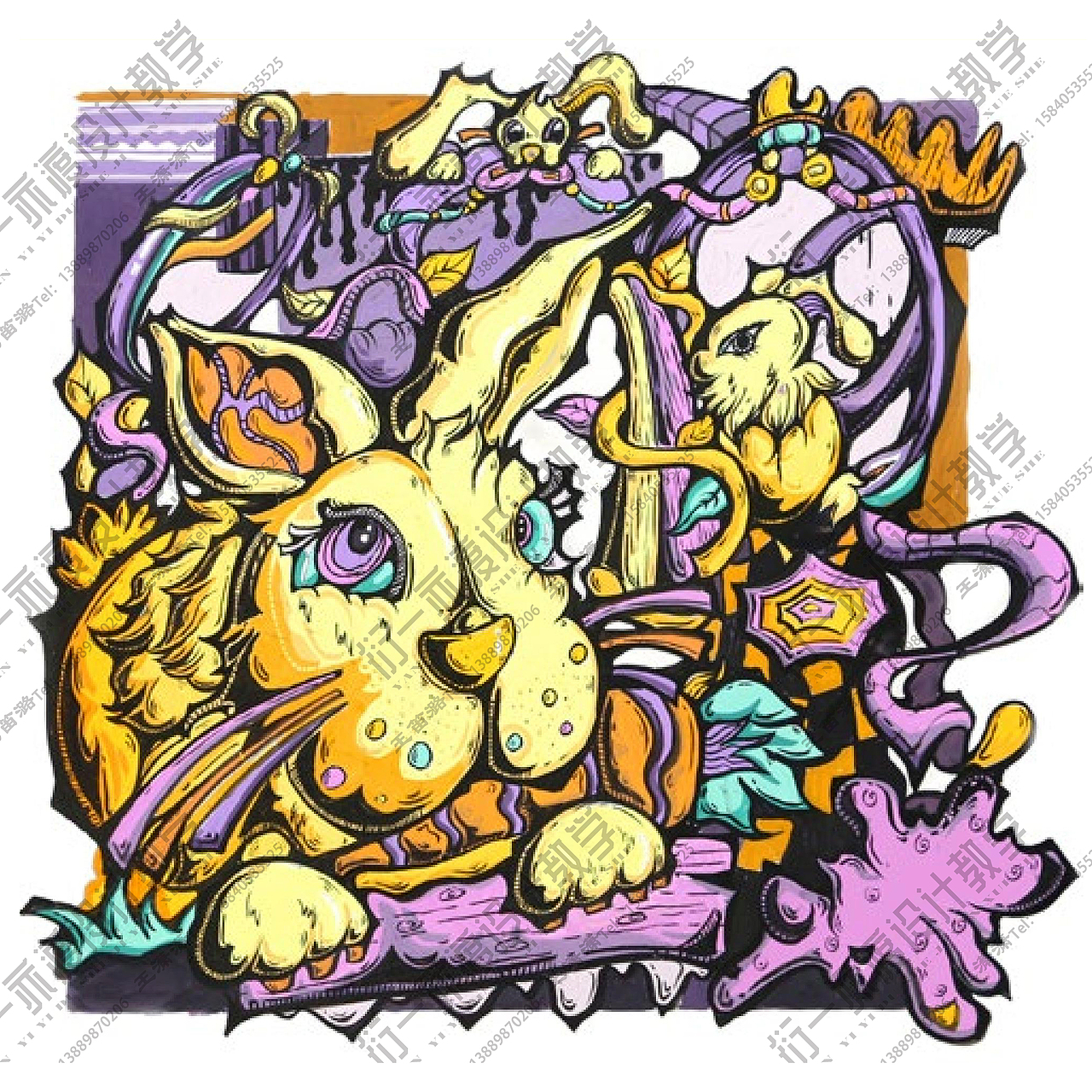 鲁美设计装饰画/衍一亦渡设计