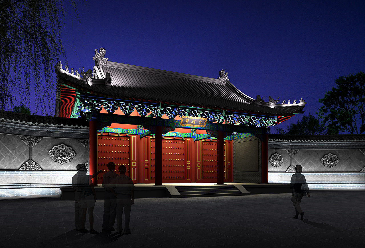 夜景照明效果图 3D+PS（图ZOTk3MzQ0MDQ=） - 其他 - 站酷设计师黑白生活原创素材 - 站酷ZCOOL