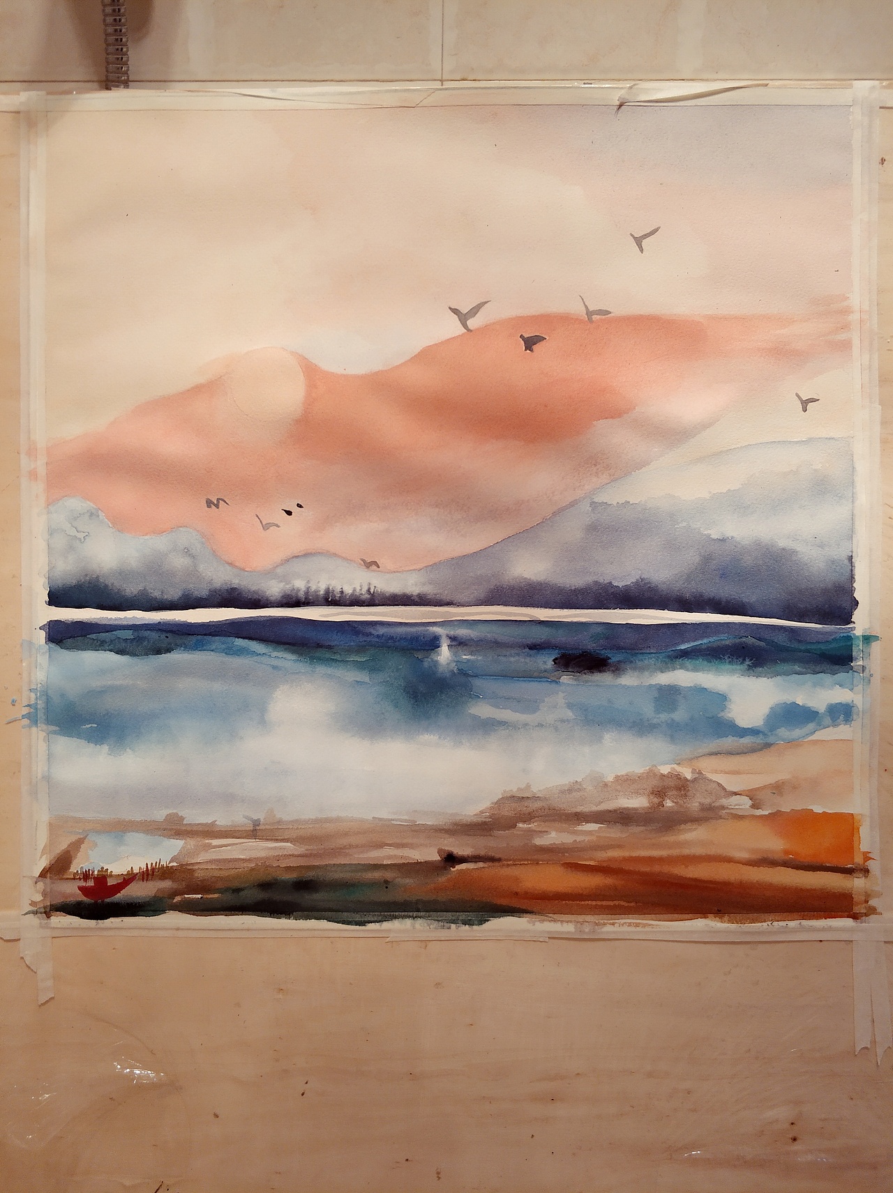 水彩风景（图ZMTI5NDc4MDcy） - 创作习作 - 站酷设计师星空下手绘原创素材 - 站酷ZCOOL