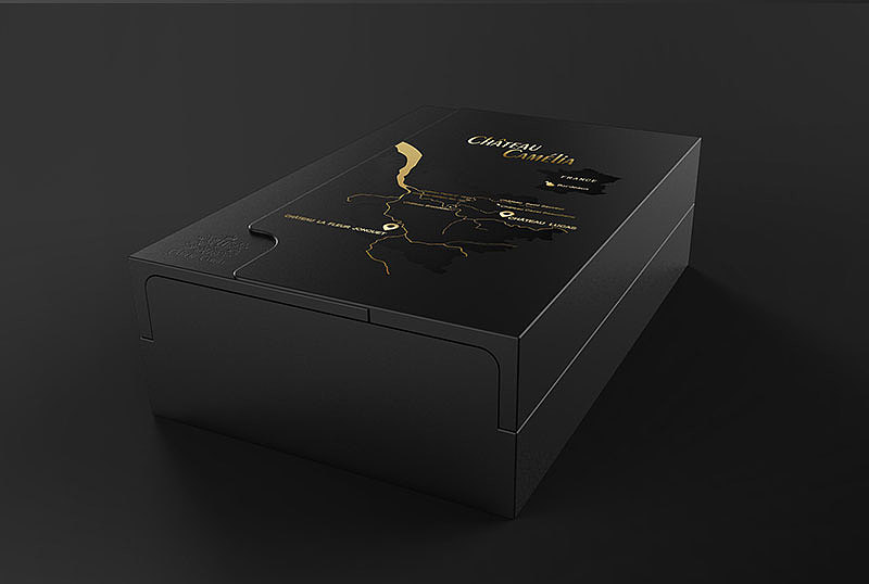 黑金配色,高贵雅致|葡萄酒礼盒包装设计