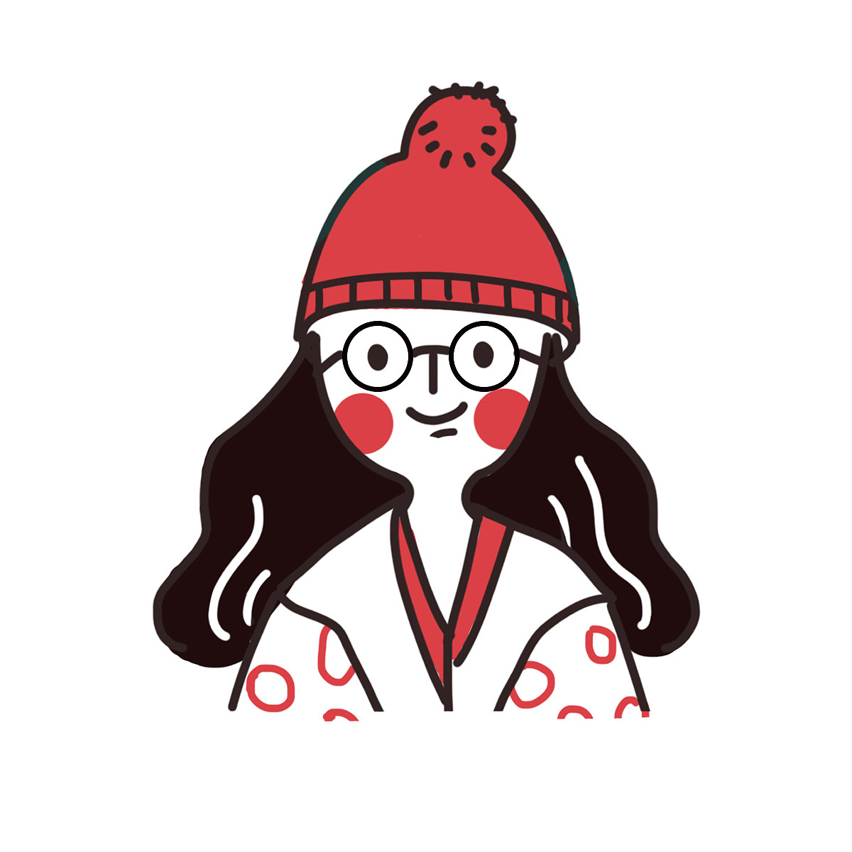 简约线条风头像