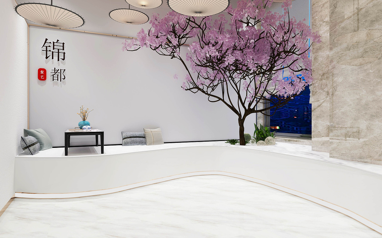 理发店 美容美发店 1992效果图