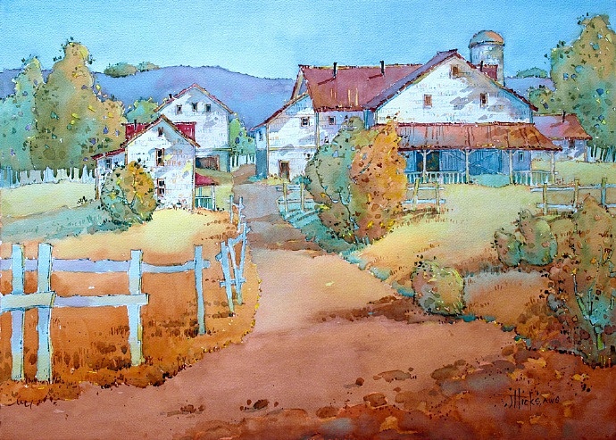 插画丨水彩画家 Joyce Hicks 绘画作品（图ZMTc4NTYyNjIw） - 创作习作 - 站酷设计师CGWANG王氏教育原创素材 - 站酷ZCOOL