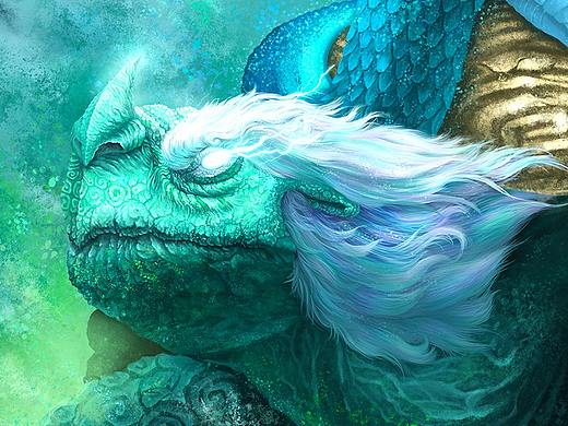 天之四灵——《玄武·风暴》（个人主页-ZNDc5NjQ2MTI=） - 概念设定 - 站酷设计师荒原兄原创素材 - 站酷ZCOOL