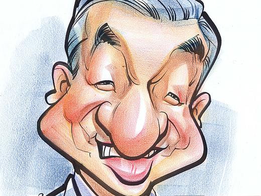 似颜绘 漫像 大叔漫画王西振