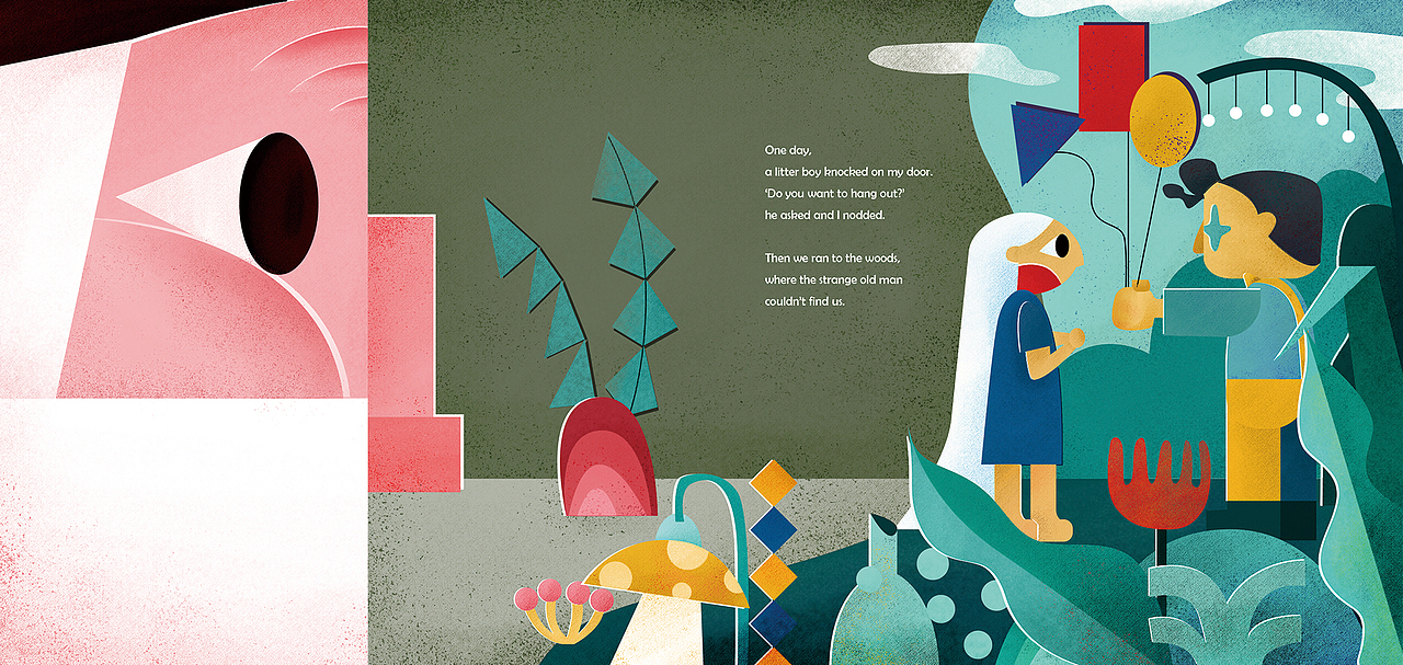 绘本《怪老头》