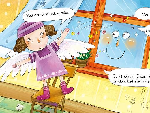 英语绘本《教室天使》