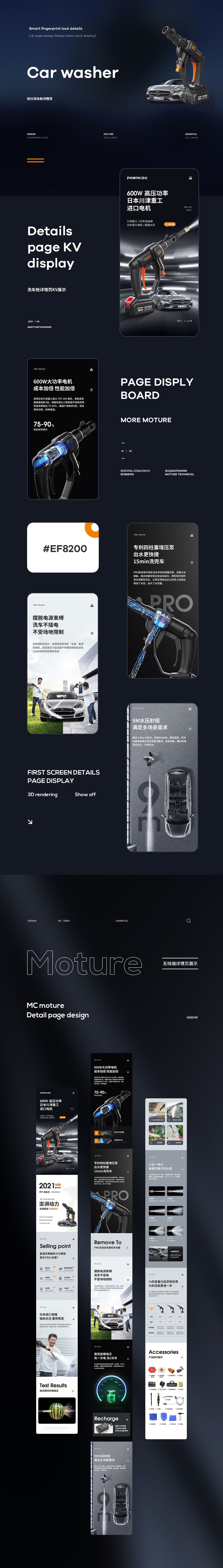 X3 洗车枪 详情页渲染+设计全案 汽车用品 数码电器