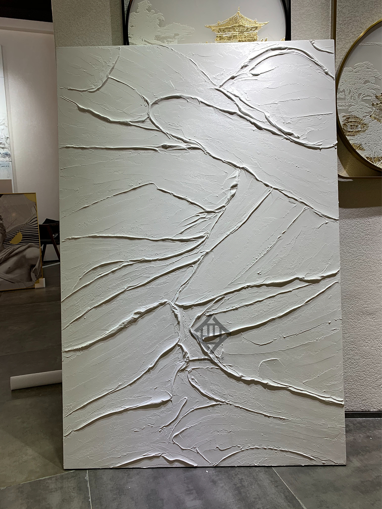 手绘,肌理油画|空间|家装设计|四舍空间艺术_原创作品-站酷zcool