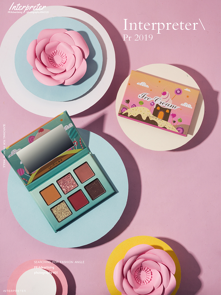 PR芃睿品牌诠释者眼影拍摄 |PR Ad photography