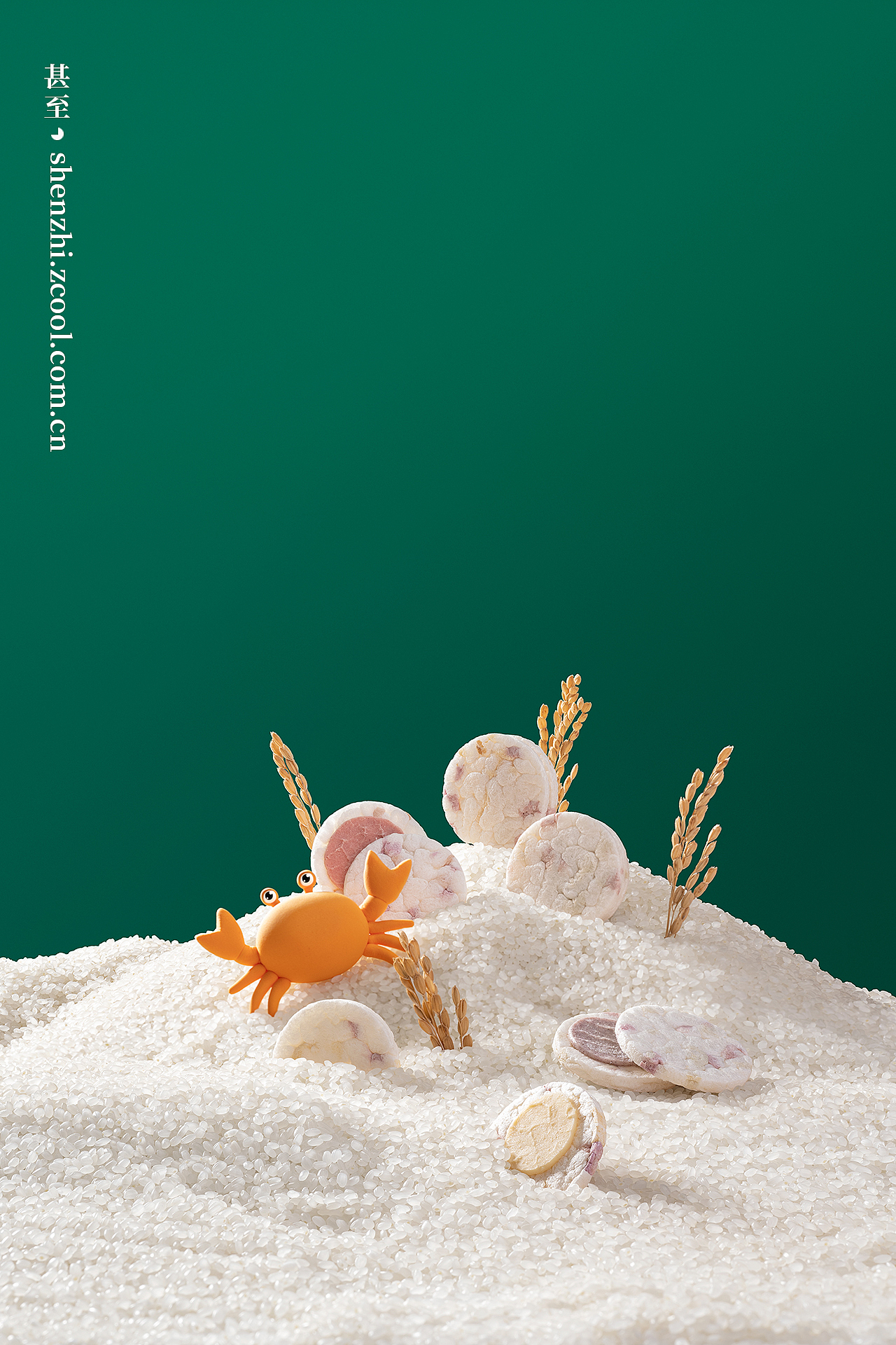 英氏 | 蟹田大米夹心米饼详情页——婴幼儿辅食品牌