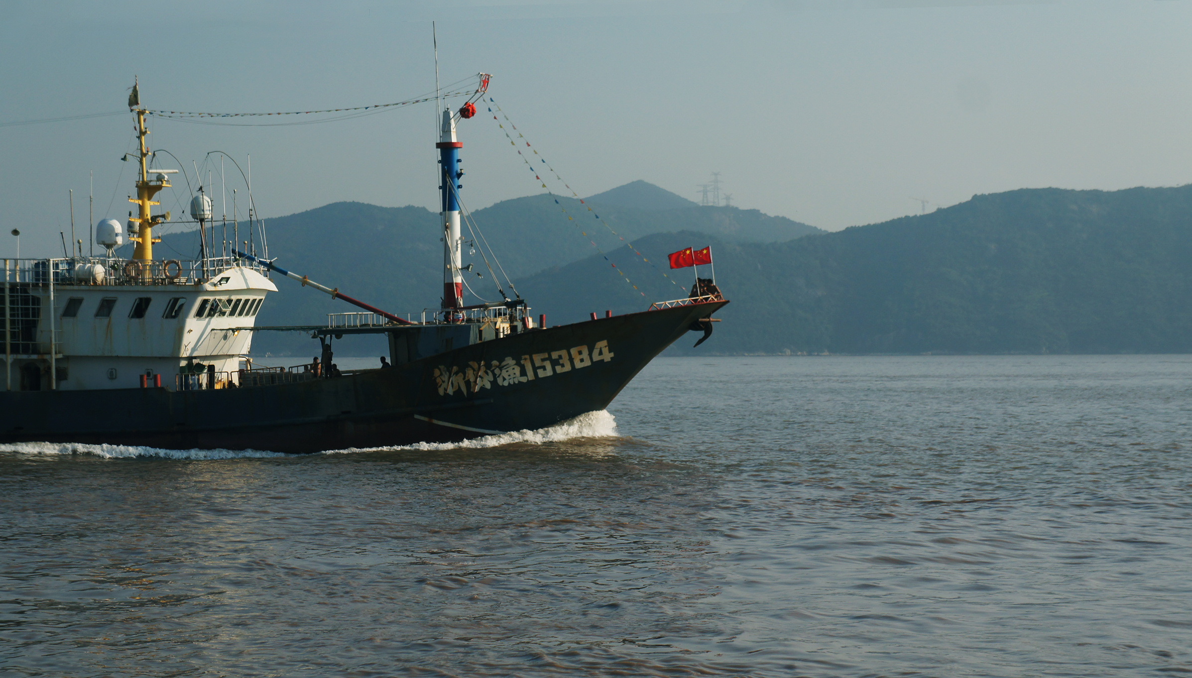 2017年9月27日拍摄的码头照片