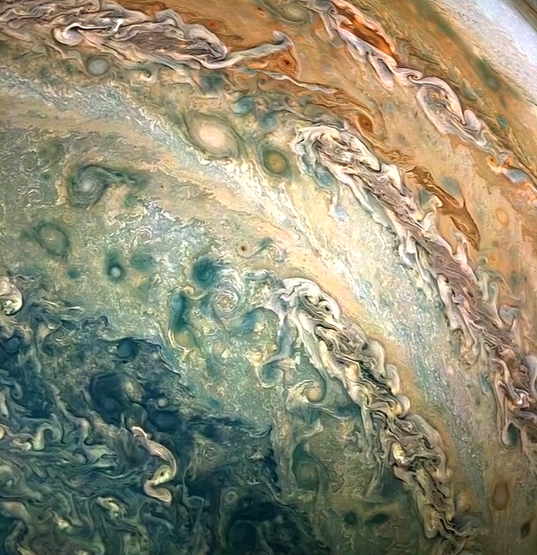 引用一下,也是木星的纹理(图片源自nasa)木星纹理有点像疣子,不太美观