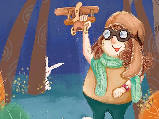 夜航（個人主頁-ZNDU4Mzc0MjA=） - 兒童插畫 - 站酷設(shè)計師玄大駿插畫原創(chuàng)素材 - 站酷ZCOOL