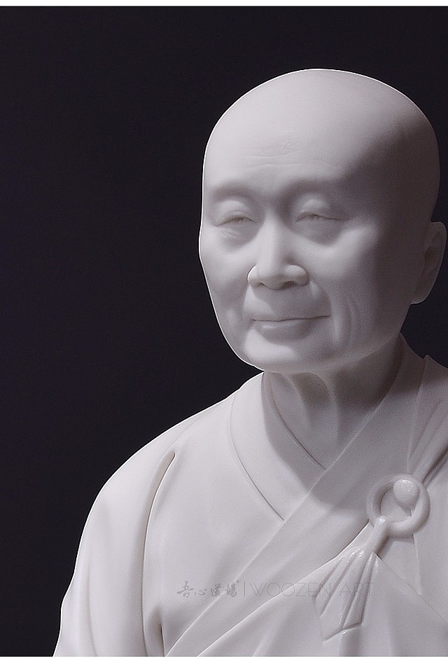 【限量版】 妙湛老和尚 法相 雕塑陶瓷工艺品