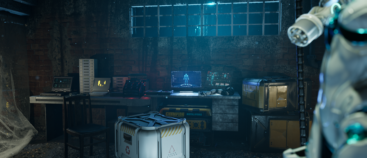 【虚幻4】 地下实验室 赛博朋克 以及制作流程解析_beckwylde-站酷zco