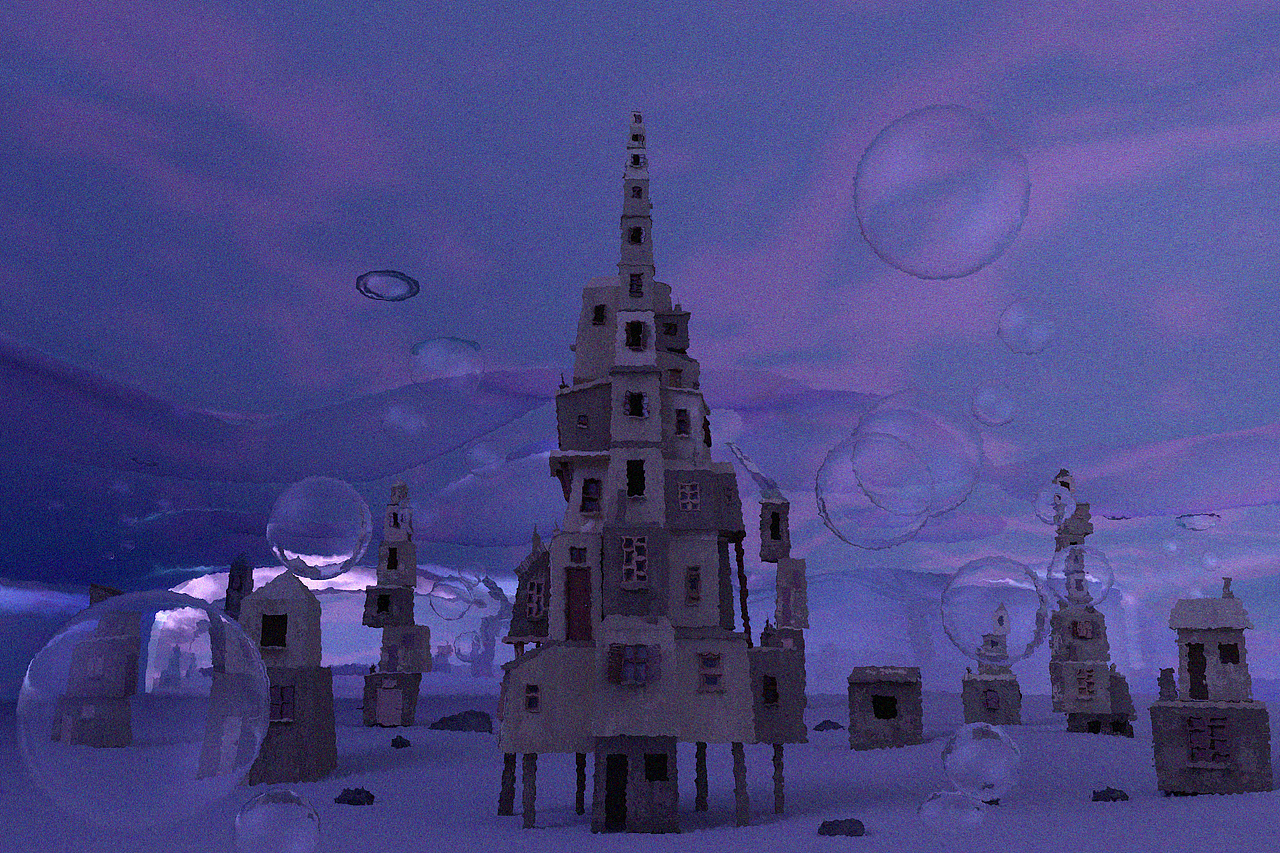 《回忆积木小屋》二维转三维练习（图ZMjgxNTIyNDc2） - 动画/影视 - 站酷设计师黄七原创素材 - 站酷ZCOOL