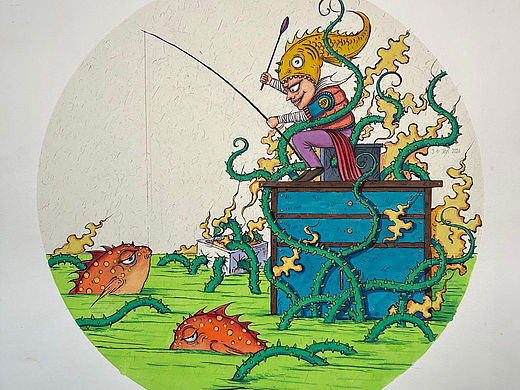 新人报道！一张最近画的画！