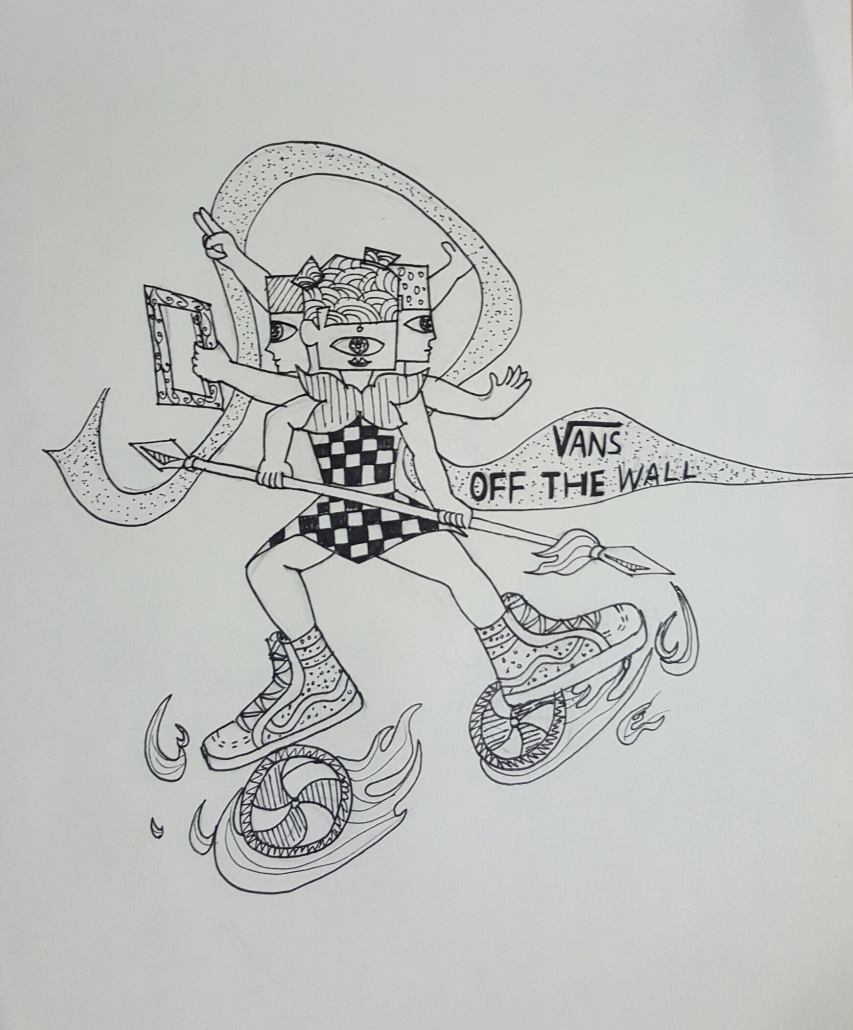 vans 艺术家投稿|插画|涂鸦/潮流|王三天 - 原创作品 - 站酷 (zcool)