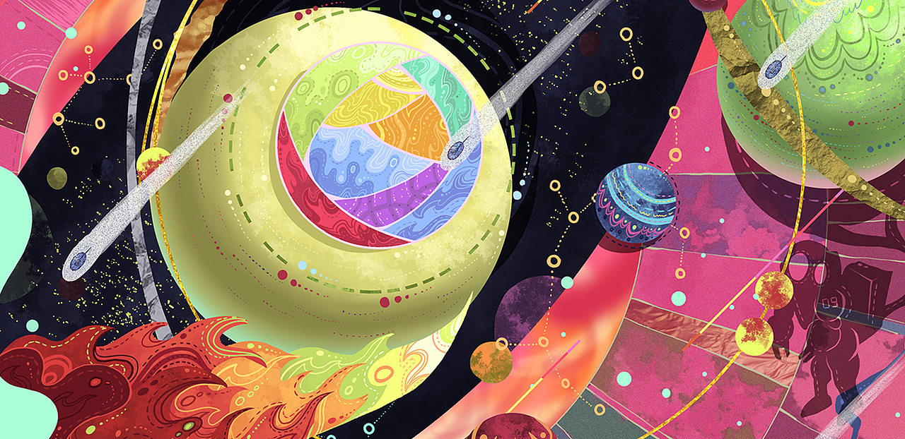 星球（图ZMjY0Mjc0NTgw） - 商业插画 - 站酷设计师炸毛的毛芼原创素材 - 站酷ZCOOL