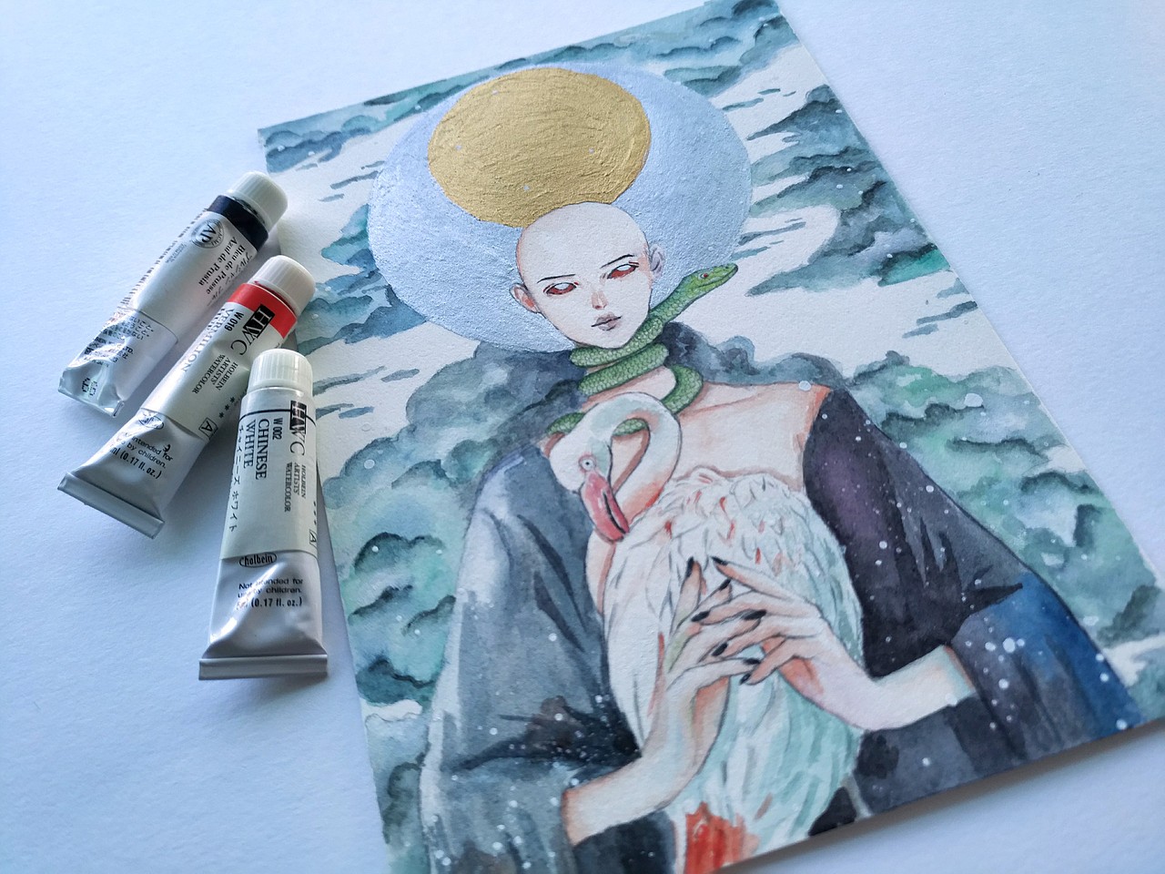 《似魔似颠》
仙鹤、青蛇、光头尼姑。<br>嗯…看起来武功就很高强~