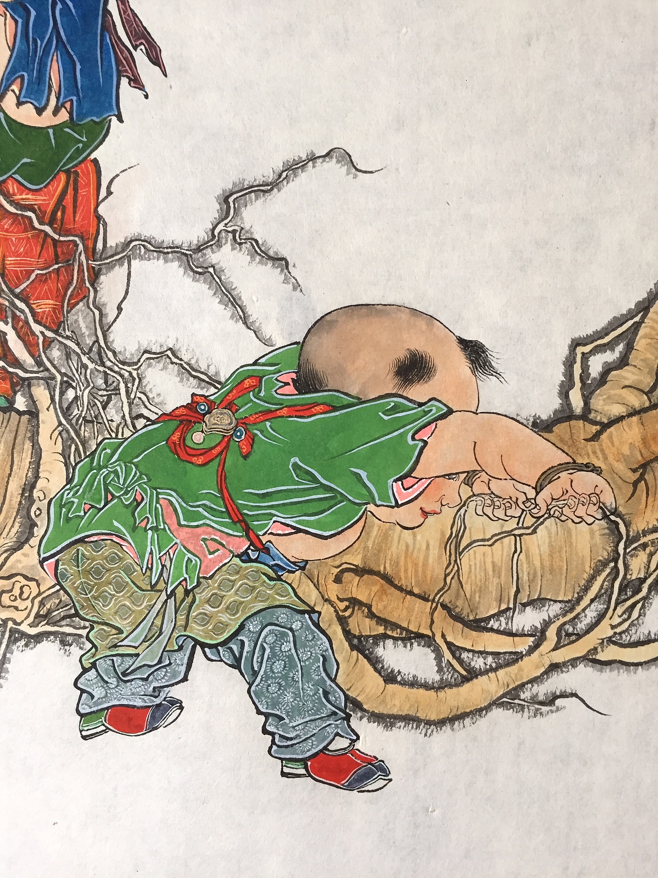 王磊(王倦勤)绘《参戏图》人物作品（图ZMTc0NjIwODQ0） - 绘画 - 站酷设计师倦勤札记原创素材 - 站酷ZCOOL