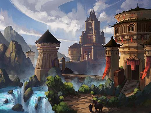 欧式建筑氛围图