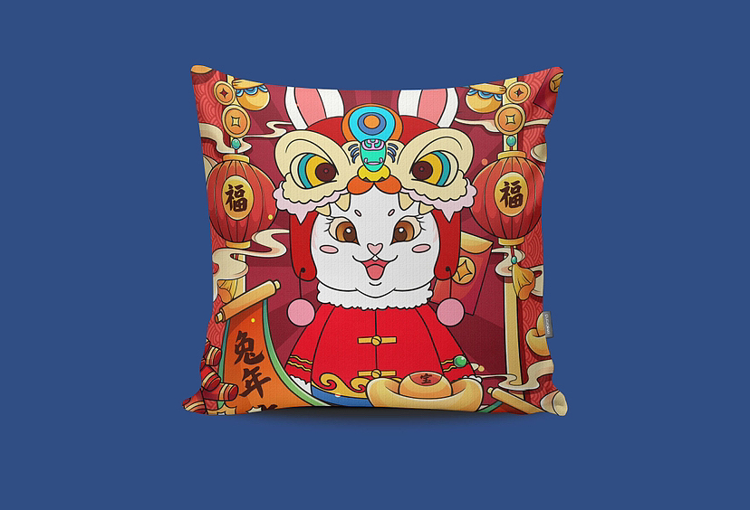 兔年大吉啦（图ZMzIxNjAwNTY0） - IP形象 - 站酷设计师Liurui_原创素材 - 站酷ZCOOL