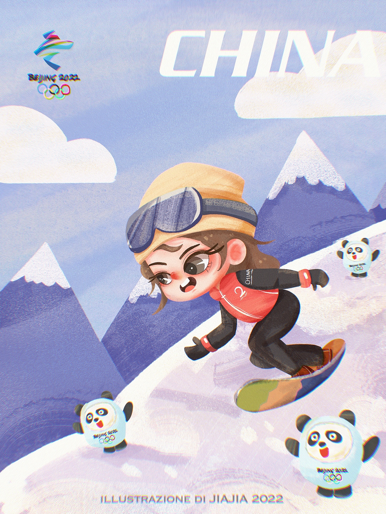 冬奥会⛸（图ZMjg4ODU3NTU2） - 儿童插画 - 站酷设计师HI_JIAJA原创素材 - 站酷ZCOOL