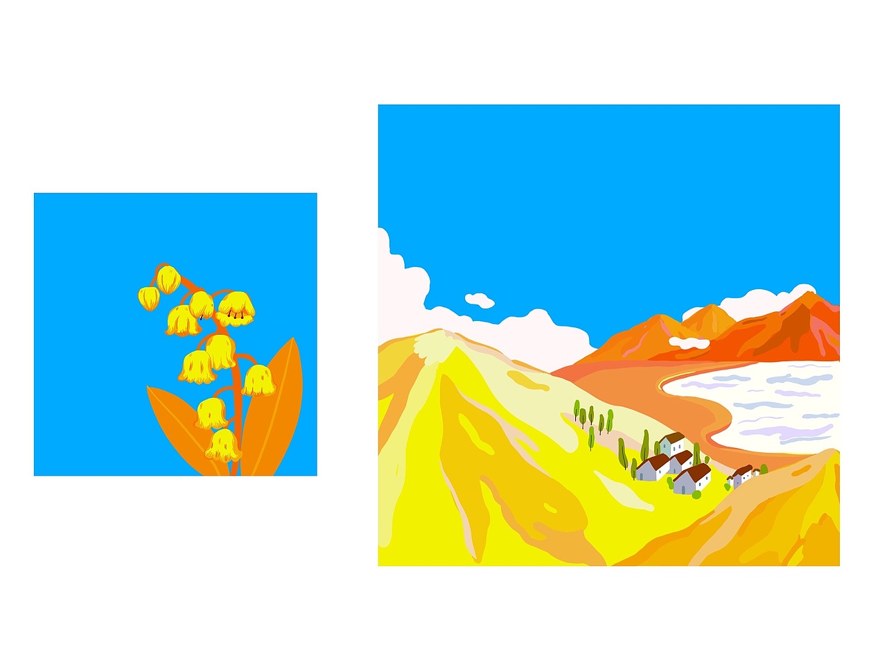 上半年插画总结（图ZMjE2MTIyNjA4） - 创作习作 - 站酷设计师原答案原创素材 - 站酷ZCOOL