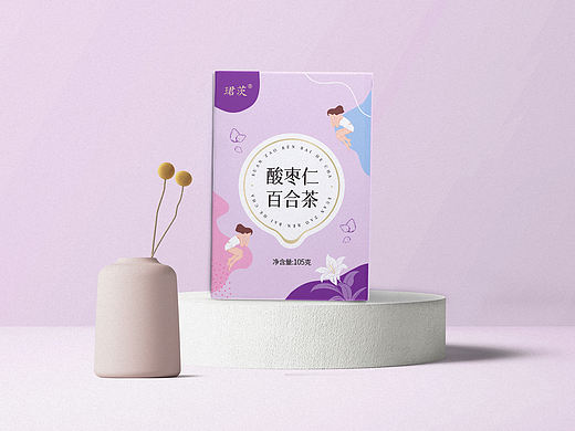 木槿花设计|养生茶系列包装设计