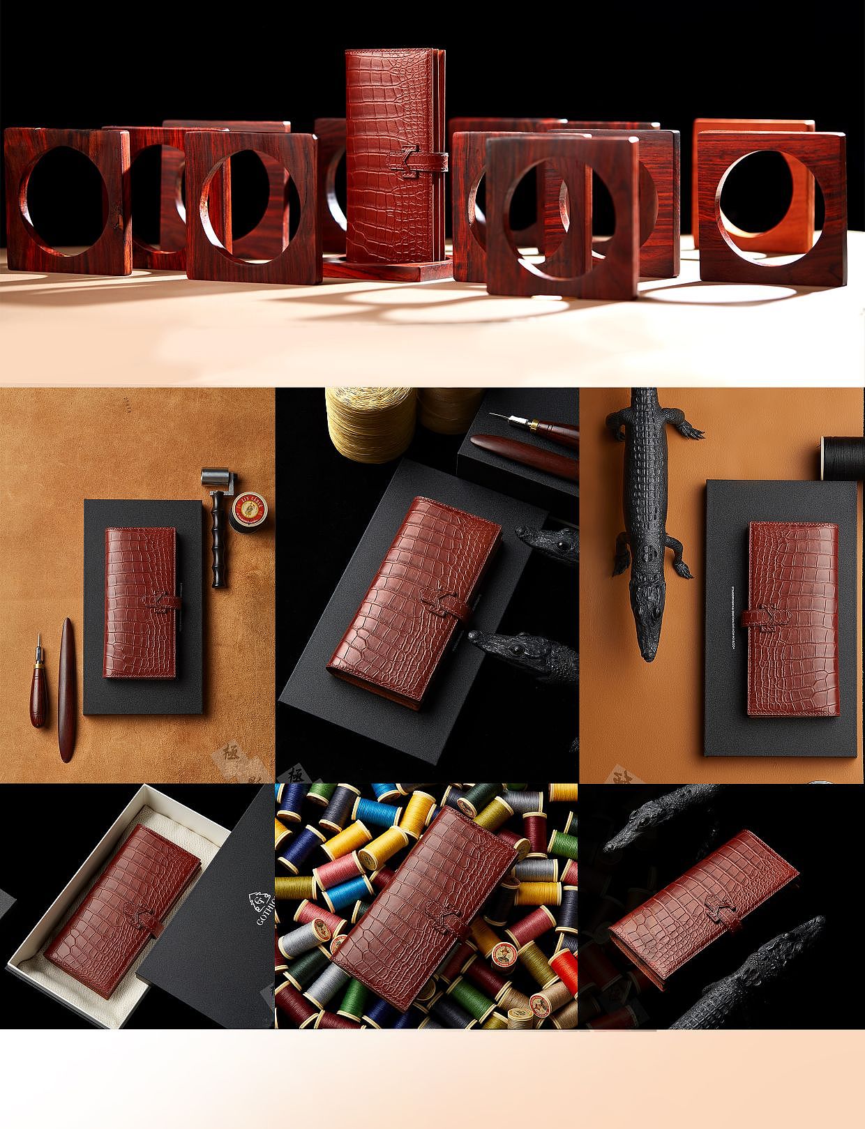 鳄鱼皮钱包场景拍照方方面面（图ZMzY4NzY2OTM2） - 产品摄影 - 站酷设计师极致映像原创素材 - 站酷ZCOOL