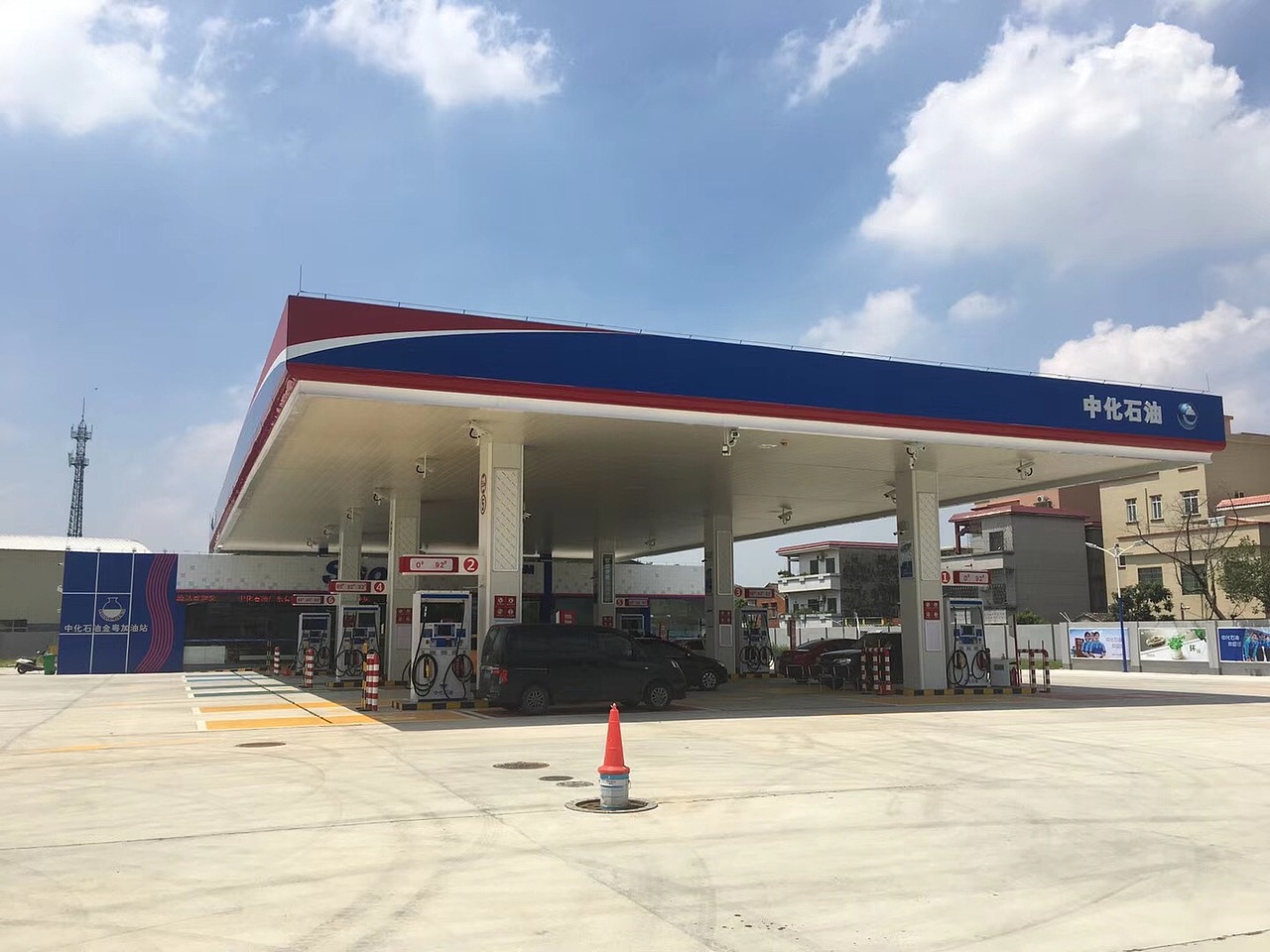 中化石油新站开业 德莱赛稳 Wayne china 加油机