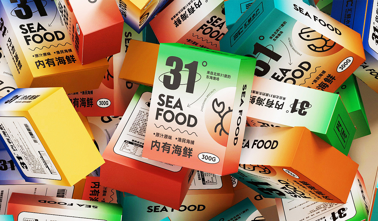 北纬31度海鲜包装（图ZMzEwNjA4MjQ0） - 包装 - 站酷设计师舒先生1号原创素材 - 站酷ZCOOL